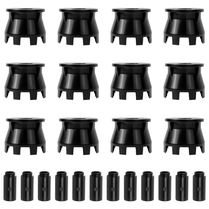 Sefream 1-5 inch pop-up riser extension top view shows improved vertical alignment for sprinklers