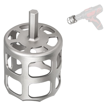 Sefream 2.75-inch stainless sprinkler head trimmer in hand showing precise trimming