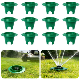 Sefream 12-pack lawn sprinkler head protectors ready for universal fit and protection