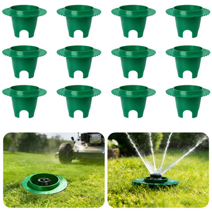 Sefream 12-pack lawn sprinkler head protectors ready for universal fit and protection