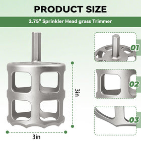 Close-up of Sefream stainless steel sod cutter for durable wet lawn use