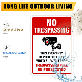 SEHINU weather-resistant aluminum sign withstands outdoor conditions for long-term visibility