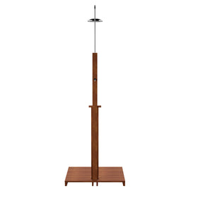 SEI Furniture Rain-Style Outdoor Shower with stainless steel piping for durable outdoor use