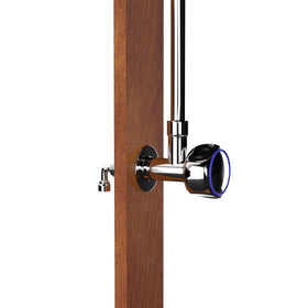 SEI Furniture Rain-Style Outdoor Shower shelf holds soap or towel