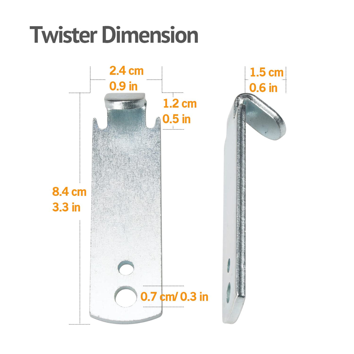 Seiria twist tool dimensions for precise handling