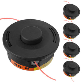 Sejaede 5-pack trimmer head 4002-710-2108 for versatile line sizing.