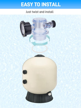 Sejaede clear body air-relief assembly for TR140C helps maintain filter efficiency