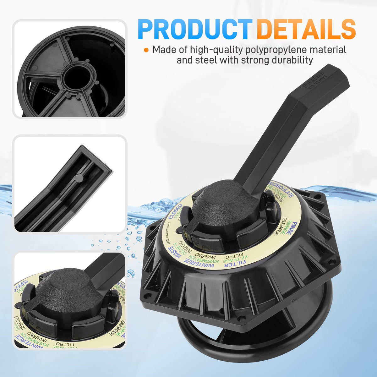 Sejaede durable valve body made from anti-aging materials for extended life