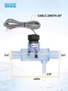 Sejaede flow switch kit in package simplifies spa maintenance.