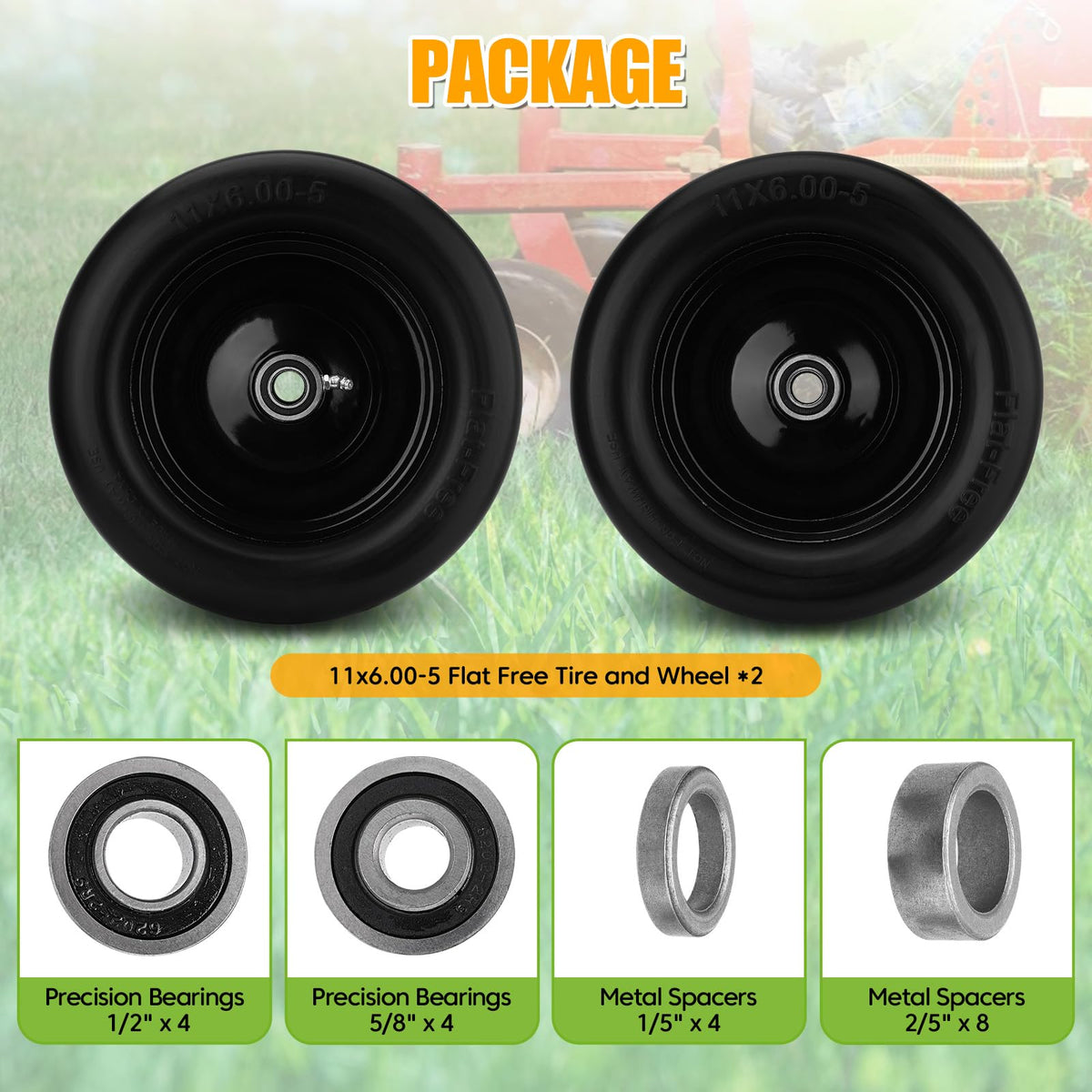 Sejaede precision bearing 1/2 inch supports smooth axle rotation.
