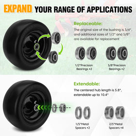 Sejaede precision bearing 3/4 inch ensures stable wheel alignment.