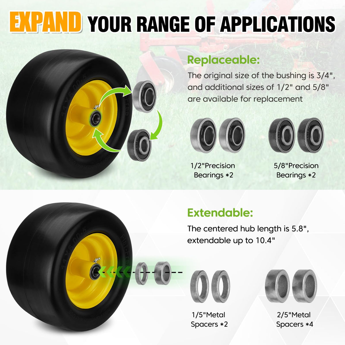 Sejaede universal spacer kit assembly for versatile mounting