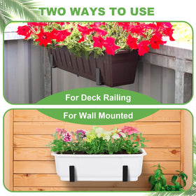 Sekcen black powder coated iron brackets endure weather and outdoor use