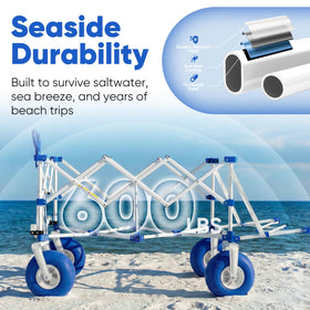 Sekey balloon tires designed for sand and uneven terrain.