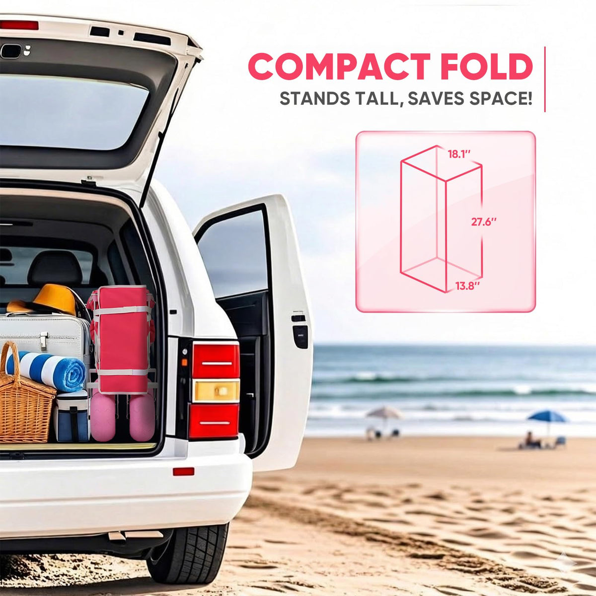 Sekey wagon stands up to sunny days with durable construction and practical design.