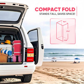 Sekey wagon stands up to sunny days with durable construction and practical design.