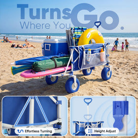 Sekey fold-flat design fits neatly in car trunks for quick storage.