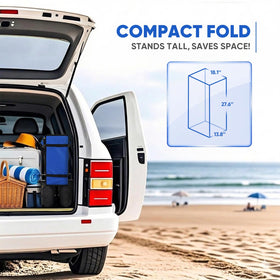 Sekey wagon folding flat for quick trunk storage