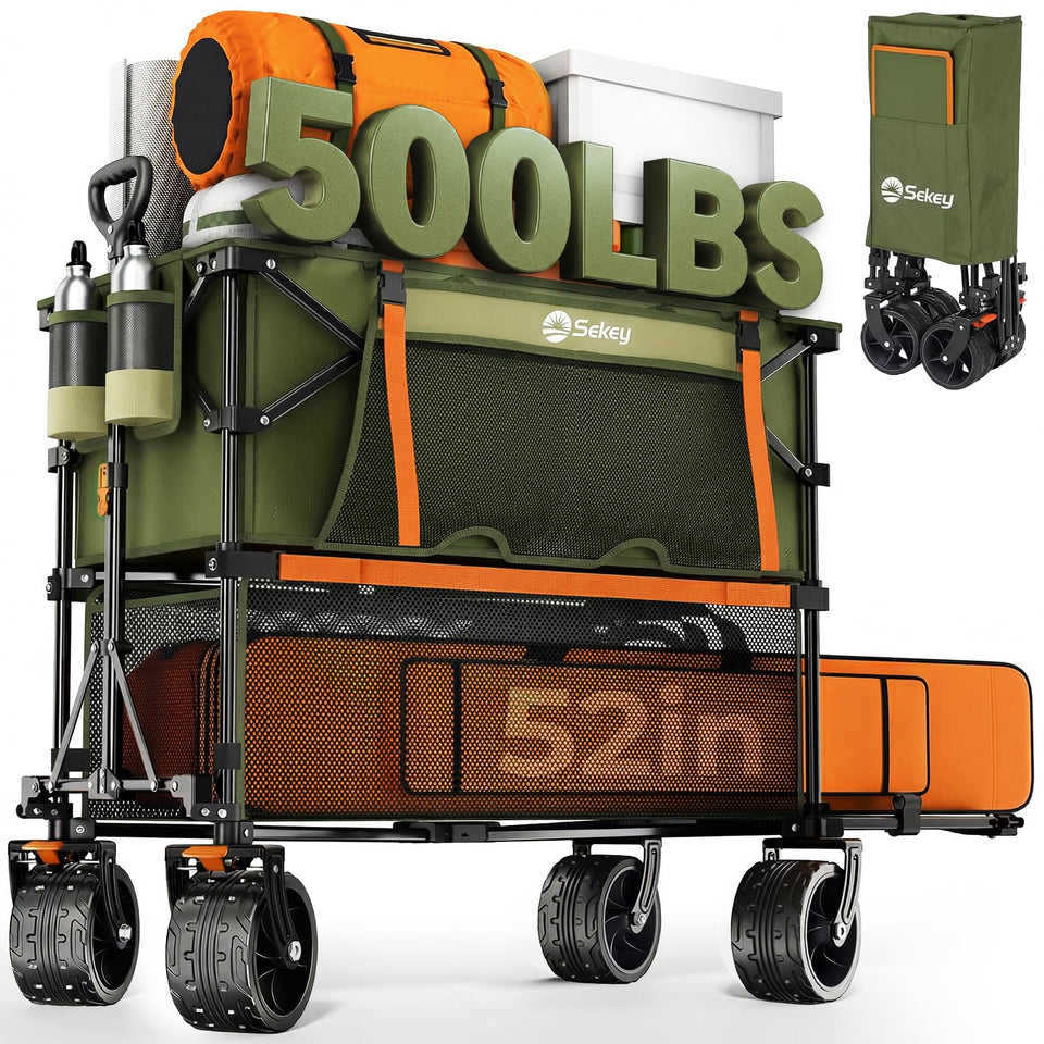 Sekey heavy-duty double-decker wagon shows durable transport for heavy gear.