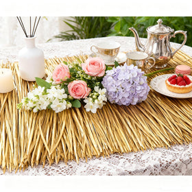 SEKKVY palm thatch rolls provide a realistic Mexican style for tiki bars.