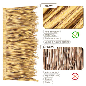 SEKKVY thatch rolls designed for wooden roofs with quick install options.