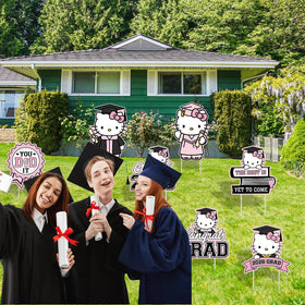 SEL cohesive pink grad decor yard signs create a united party entrance