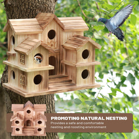 SELENAIRE sloped roof drainage; helps keep nesting area dry.