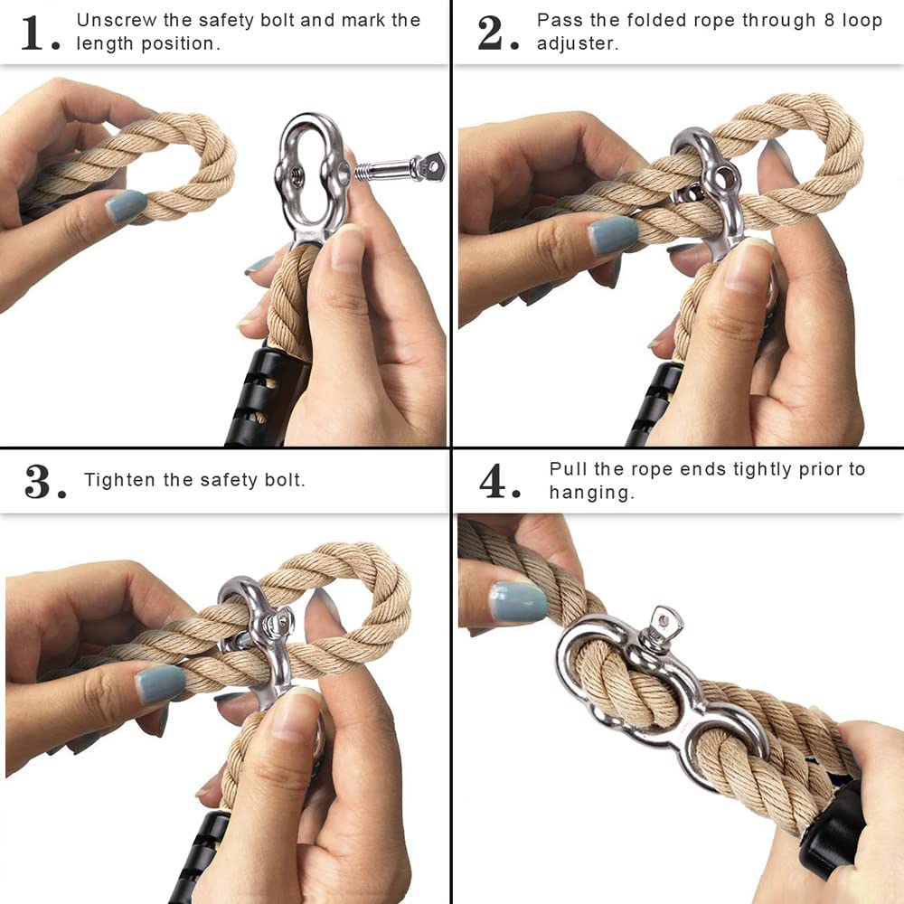 SELEWARE adjustable-buckle closeup highlighting secure length adjustment for any swing