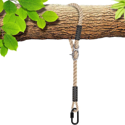 SELEWARE tree-swing-rope-hammock-strap-setup for quick, secure tree mounting.