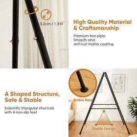 SELFLA half-circle crossbar design simplifies setup and folding after use.