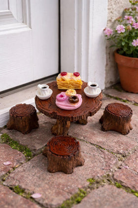 Sellgoodmood fairy garden food model adds tiny culinary charm.