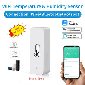 SENCKIT WiFi Hygrometer wall-mount option saves space and keeps sensors accessible.