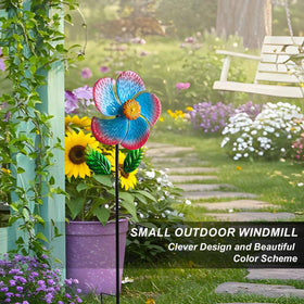 Senflame wind spinners with weighted base for stability in light winds