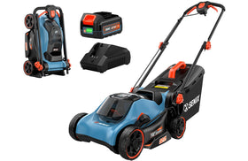 SENIX 20V lawn mower with a 13-inch deck for compact yards