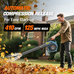 SENIX 4QL easy-start with automatic compression release minimizes pull effort.