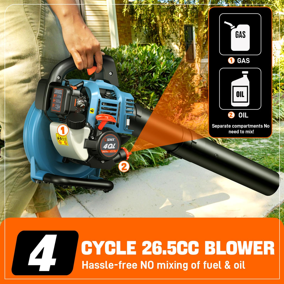 SENIX 4QL lightweight and compact design suited for extended use.