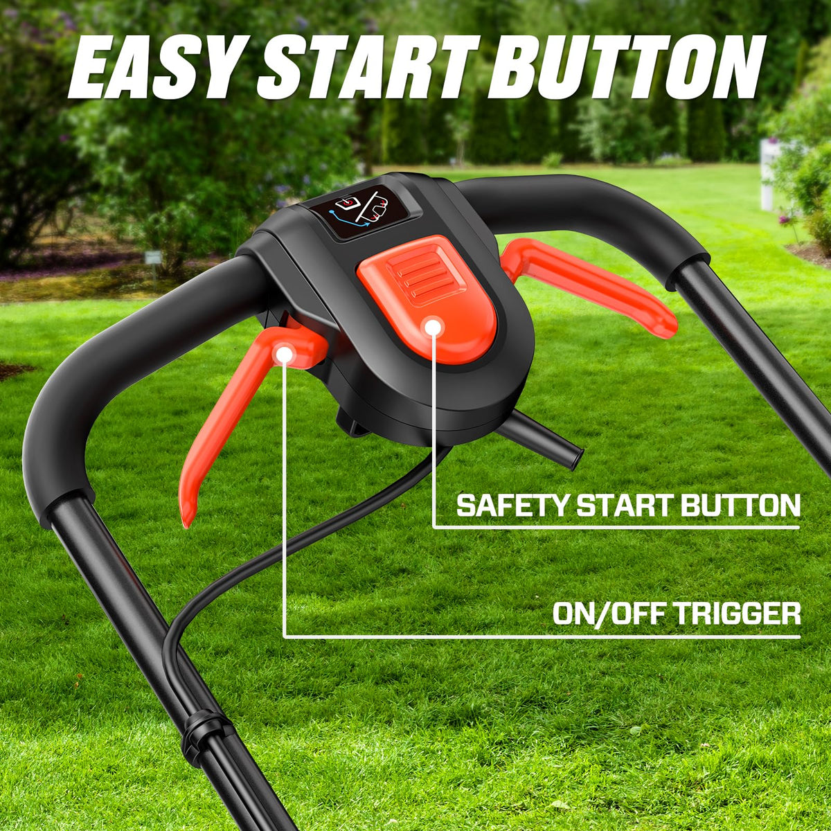 SENIX grass bag with full indicator for quick empties