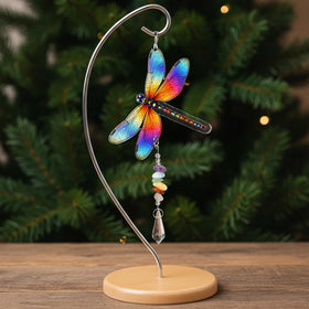 Sensemory dragonfly high quality design, durable stained glass effect that catches light beautifully.