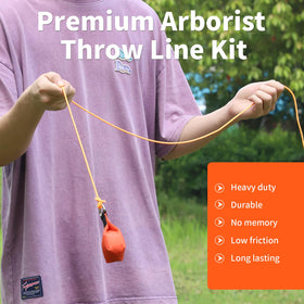 SENSILIN Ultra slick polyester rope offers smooth throws and easy coil storage.