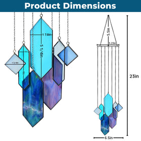 SENSORY4U textured bubbles glass suncatcher creates dimensional charm