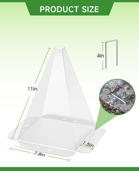 SENWELL-KA 80 metal stakes secure covers firmly against wind and weather