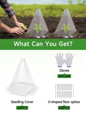 Senwell-Ka seedling dome creates a mini greenhouse effect for tender transplants