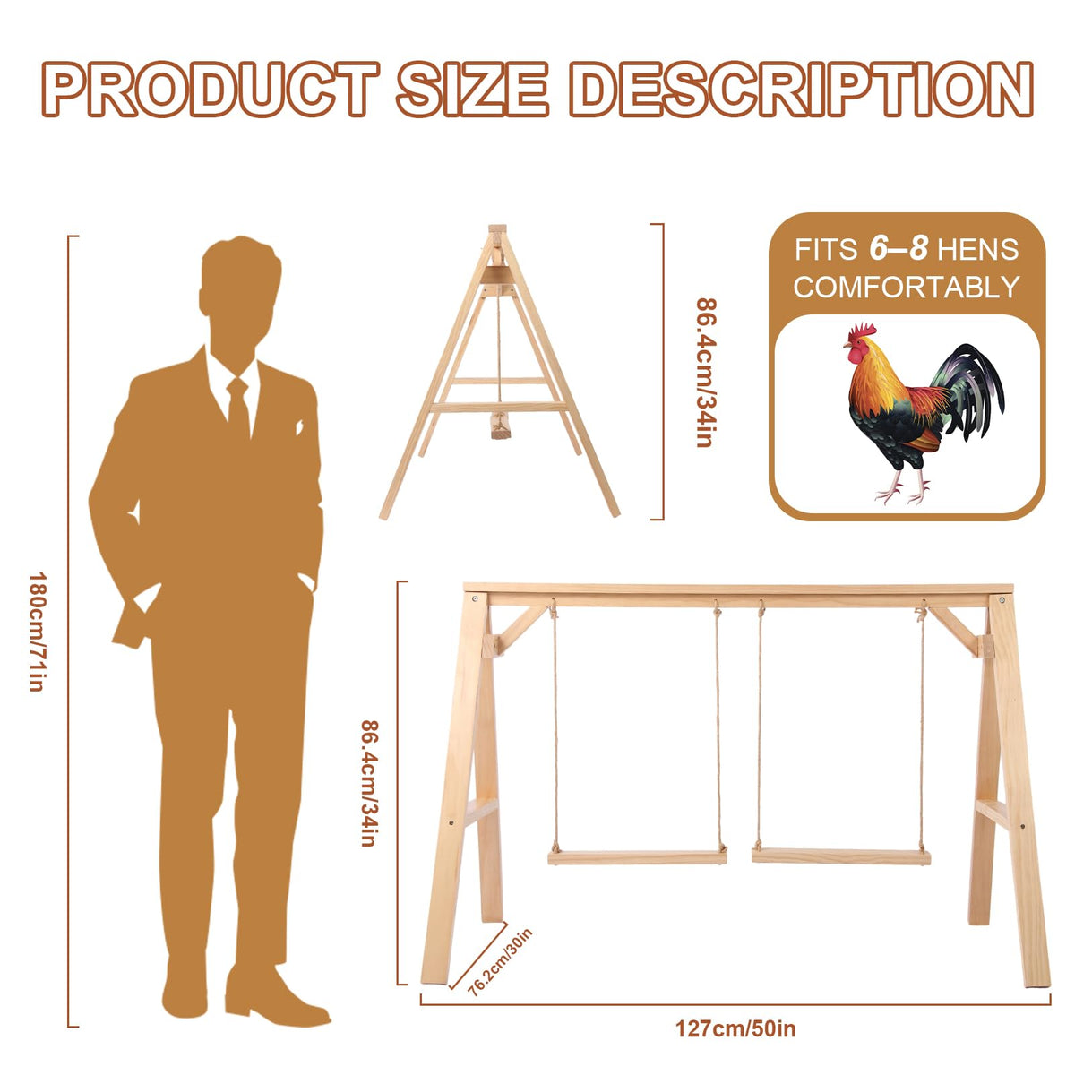 Ideal for backyard coops housing six to eight chickens.
