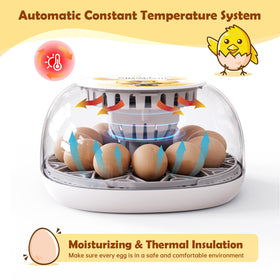 SENXINGYAN egg incubator with automatic turning keeps eggs evenly heated
