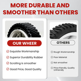 SENZHAO 2-inch tread width supports stable traction.