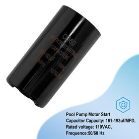 Seork pump capacitor designed for easy replacement and maintenance.