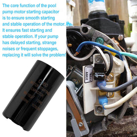 Seork capacitor compatible with Max Flo pumps 0.75–1.5 HP for easy replacement.