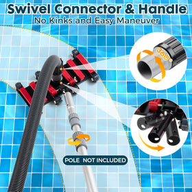 Sepetrel hose and head use durable EVA, PE, UV materials for lasting performance.