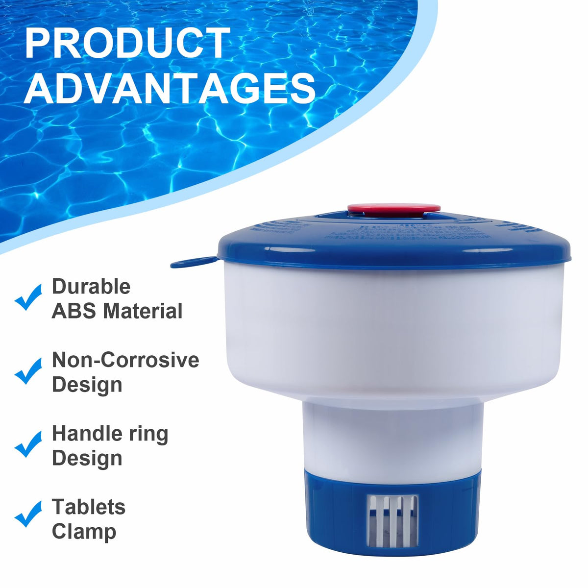 Sepetrel pool chlorine floater dispenser easy setup and maintenance