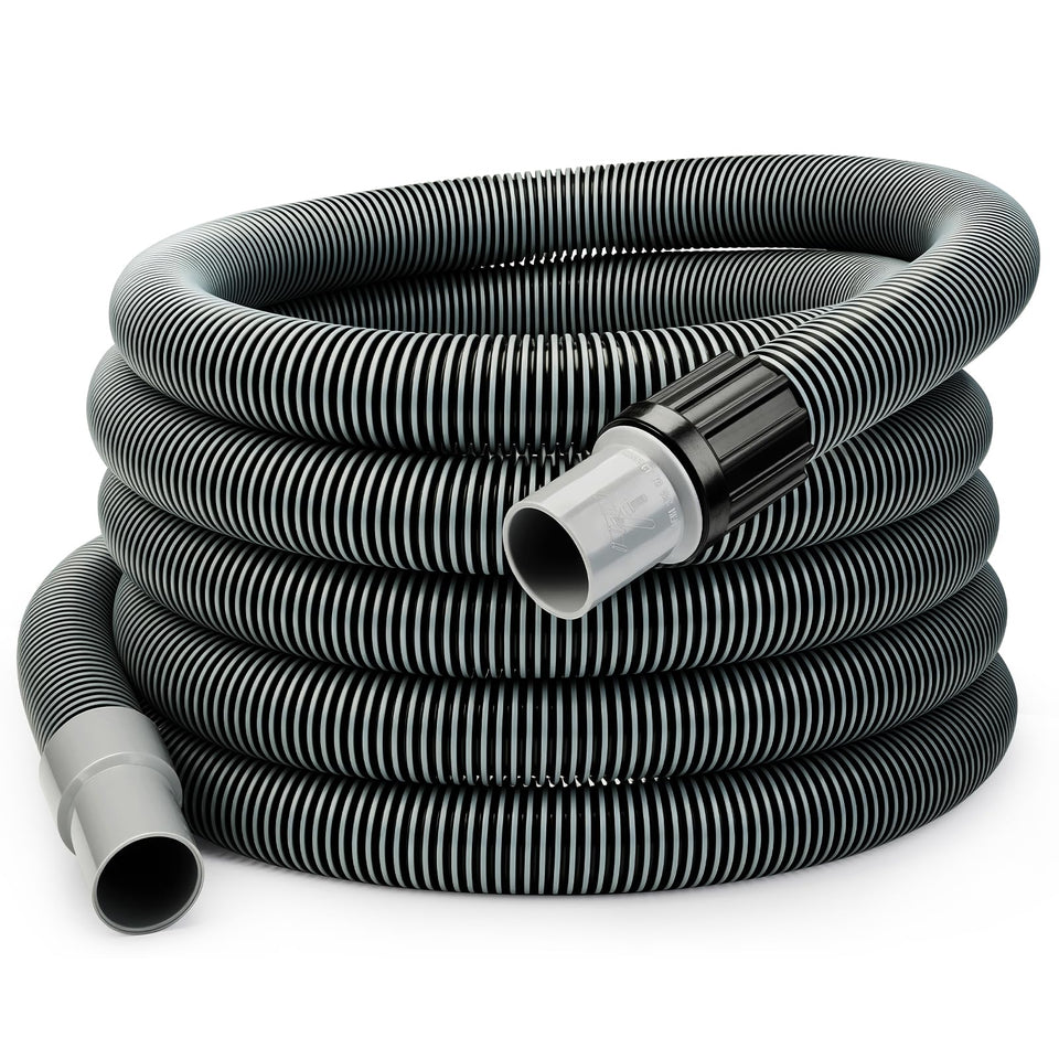 Sepetrel pool vacuum hose with 360 swivel cuff for kink-free cleaning.